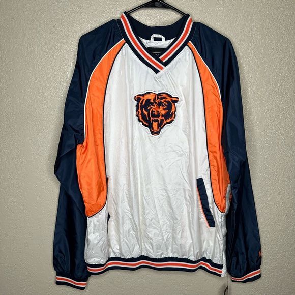 NFL Chicago Bears Windbreaker Pullover Jacket Size XL - Picture 2 of 8